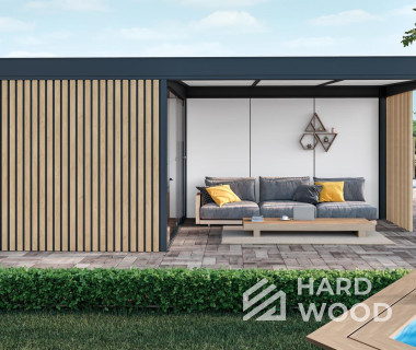 Прямоугольная беседка для дачи №44 - фото 1649